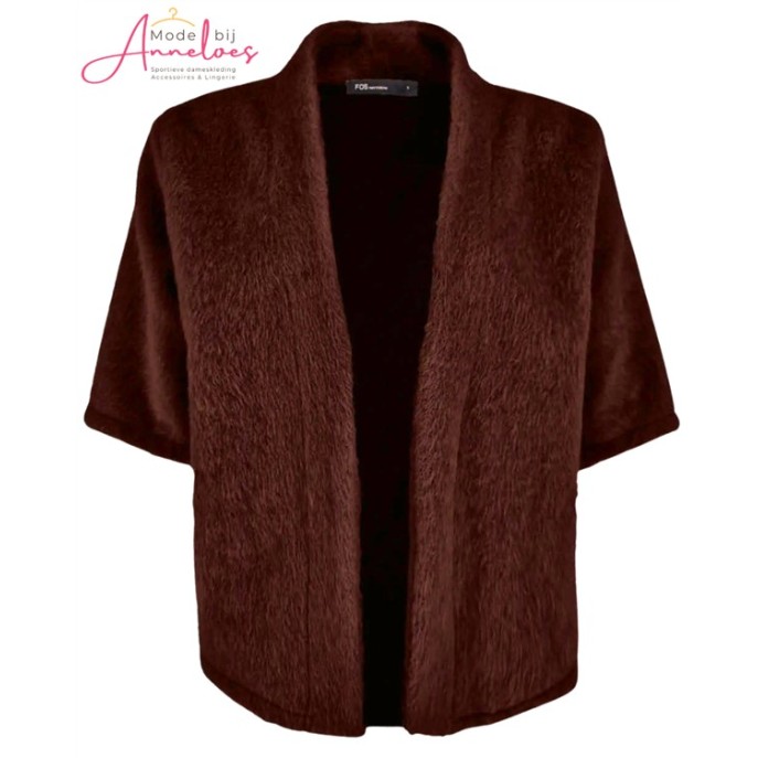 FOS Gilet Lia Alpaca 7878 Port/wijnrood FOS Gilet Lia Alpaca 7878 Port/wijnrood